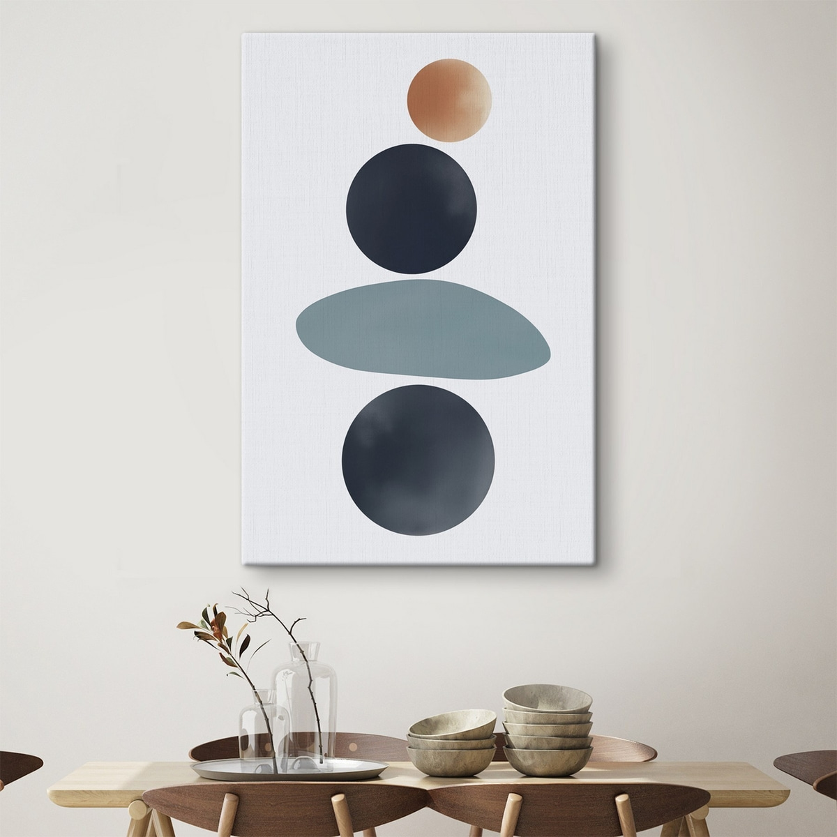 Abstracte ronde vlekken — interieur 2