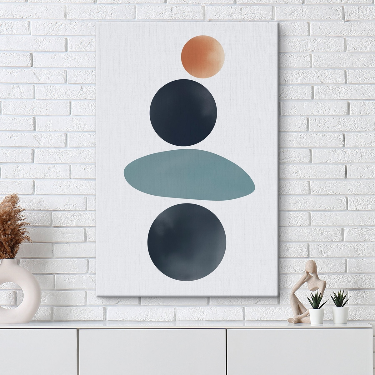 Abstracte ronde vlekken — interieur 1