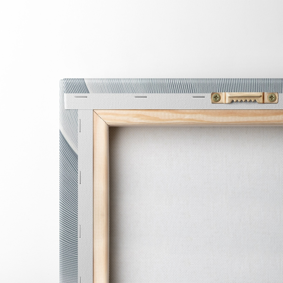 Abstracte golven in warme roze-beige tinten — achterkant