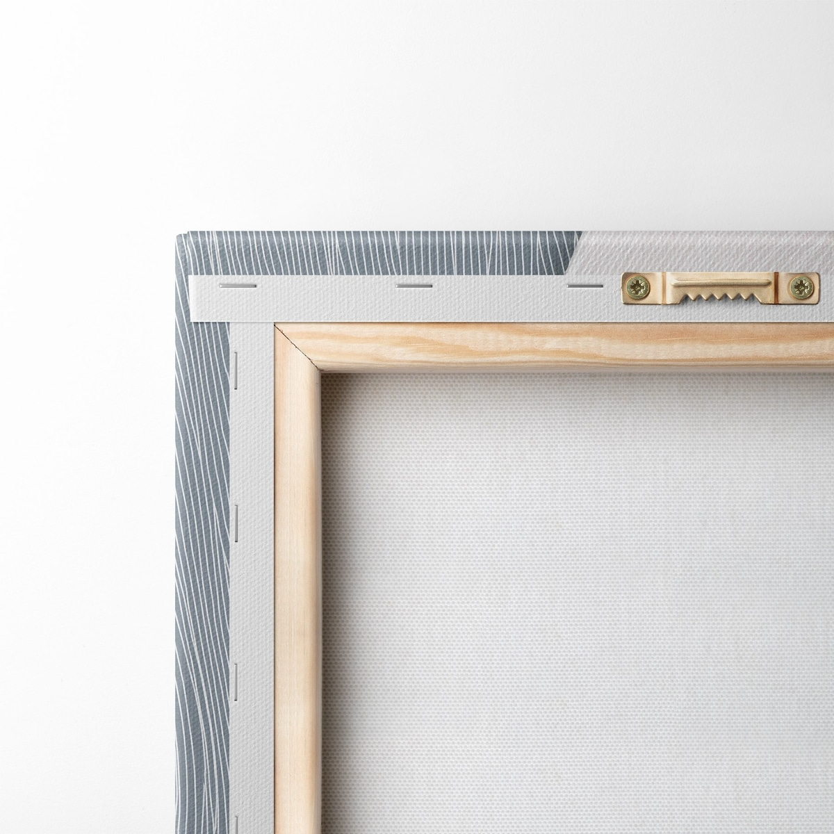 Lichte abstracte golven in lichtroze en grijs-witte tinten — achterkant