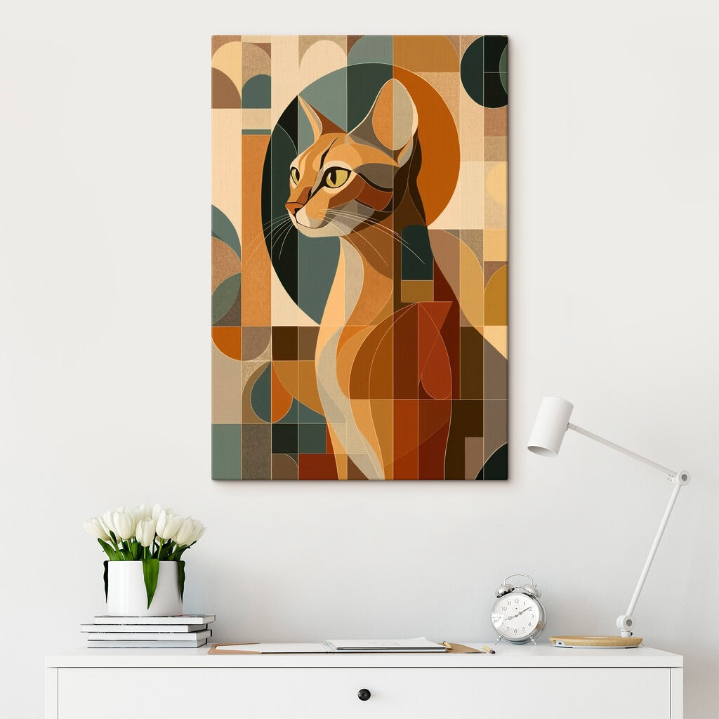 Kat met gele ogen — interieur 1