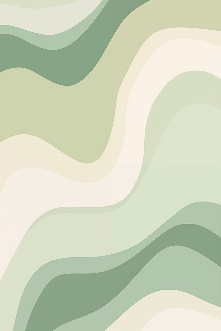 Abstracte golven — volledig ontwerp