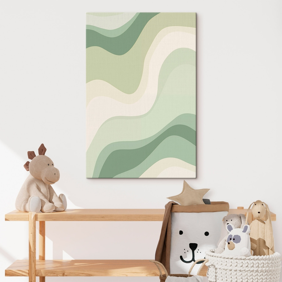 Abstracte golven — interieur 1