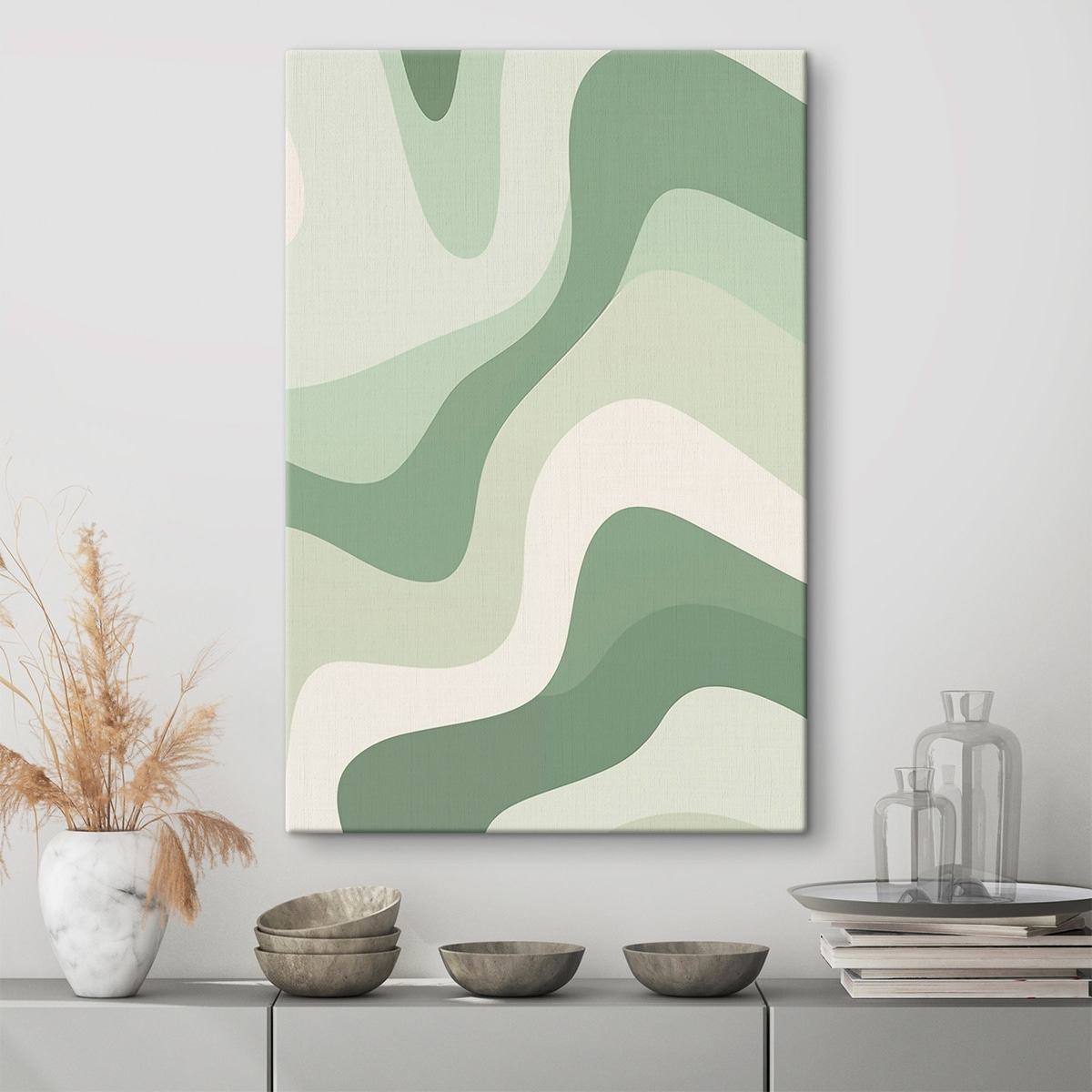 Abstracte golven — interieur 1