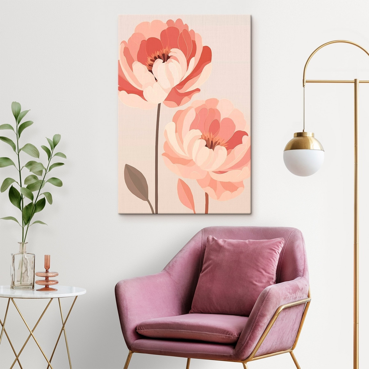 Pioenrozen — interieur 1
