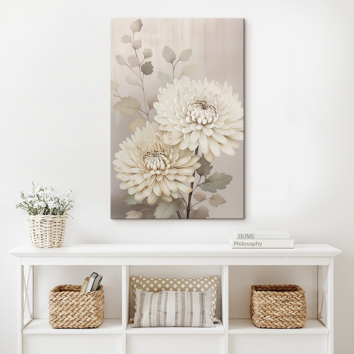 Abstracte chrysanten — interieur 3