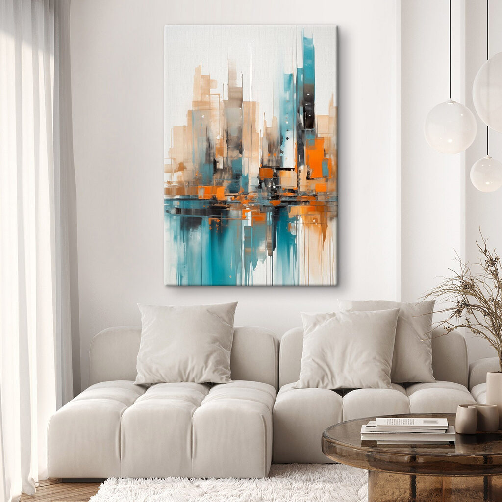 Schilderij van een stad — interieur 1
