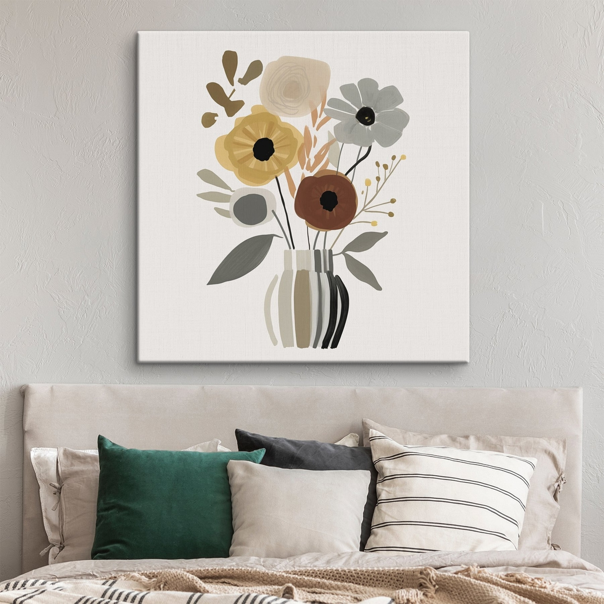 Bloemen in een vaas — interieur 2