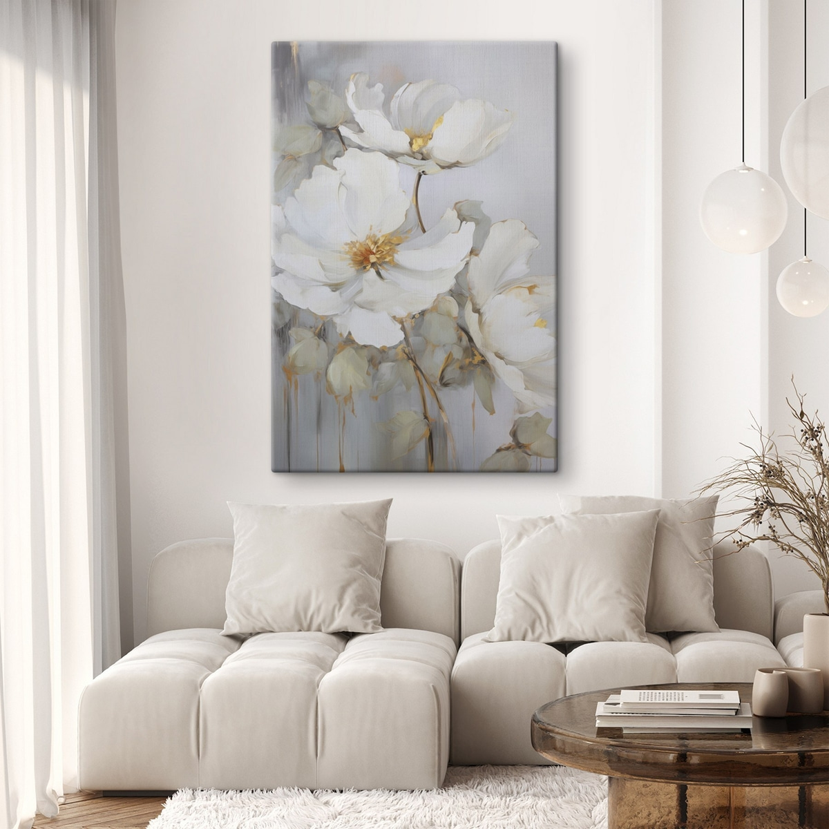 Abstracte bloemen — interieur 2