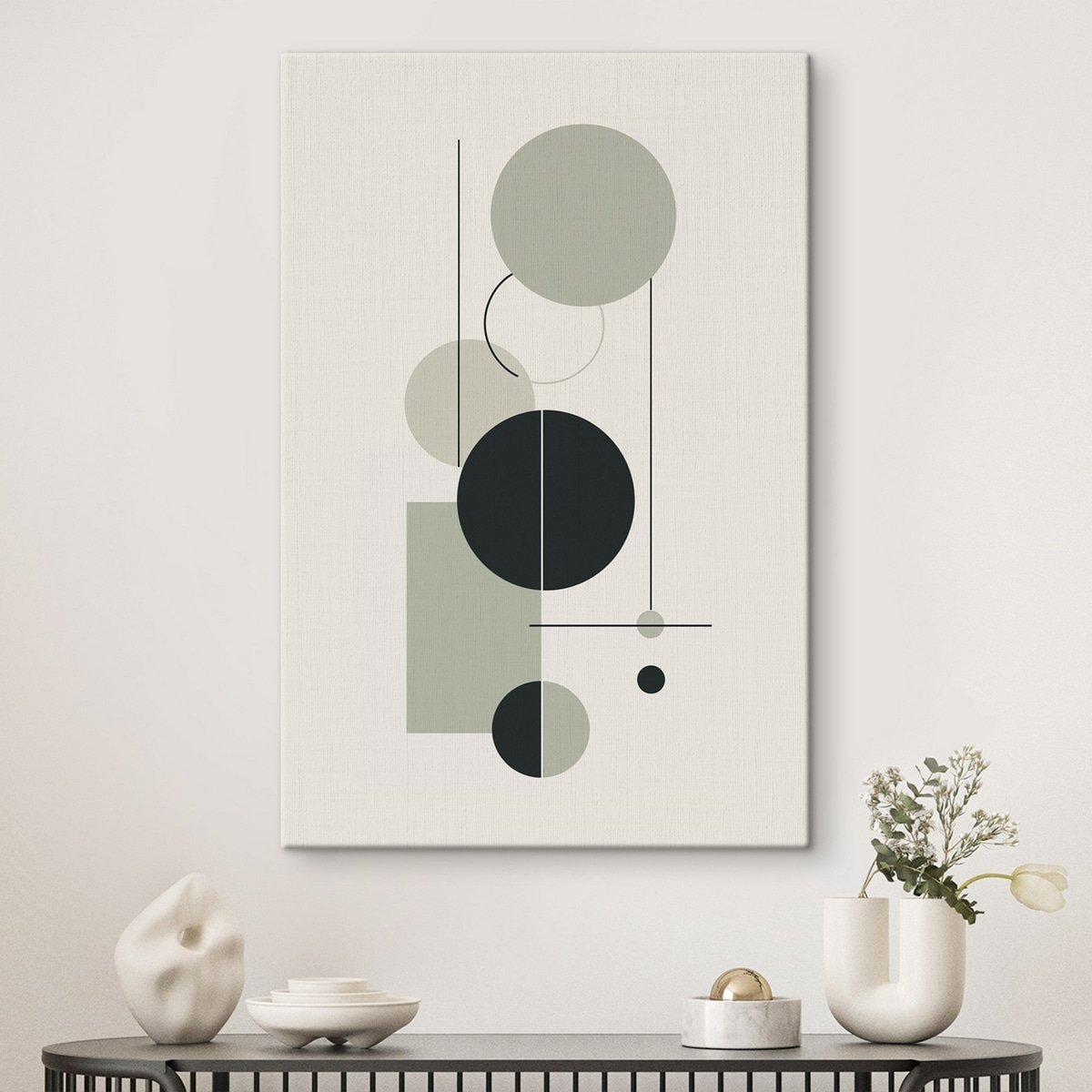 Geometrische minimalistische abstractie — interieur 2