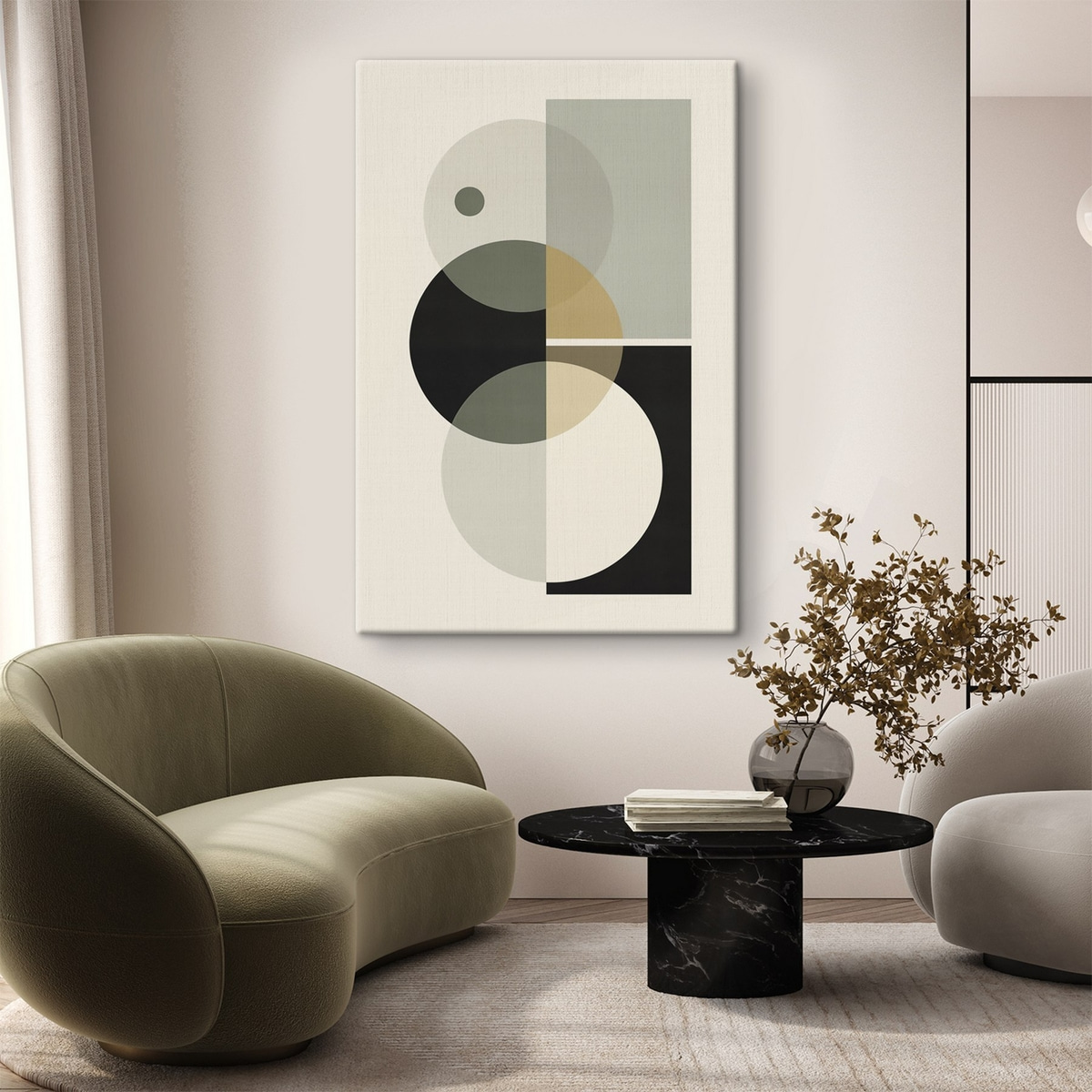 Geometrische abstractie — interieur 1
