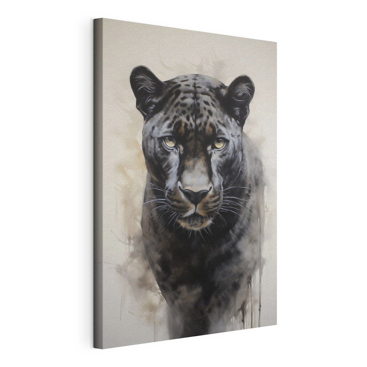 Panther imitatie schilderij — productweergave