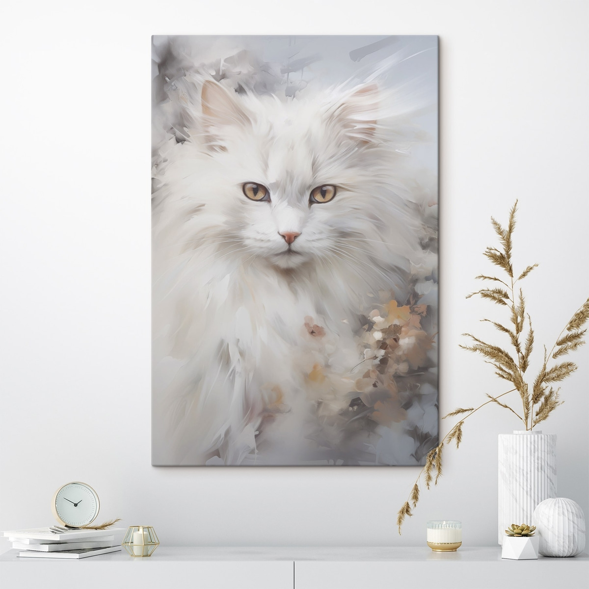 Pluizige kat — interieur 2
