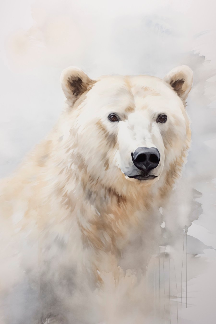 Beer imitatie schilderij — volledig ontwerp