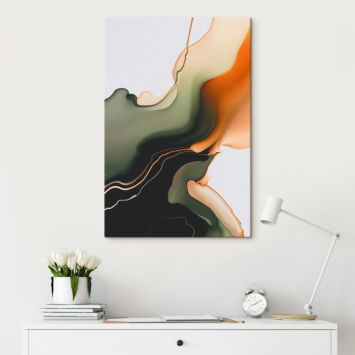 Abstracte golf — interieur 3