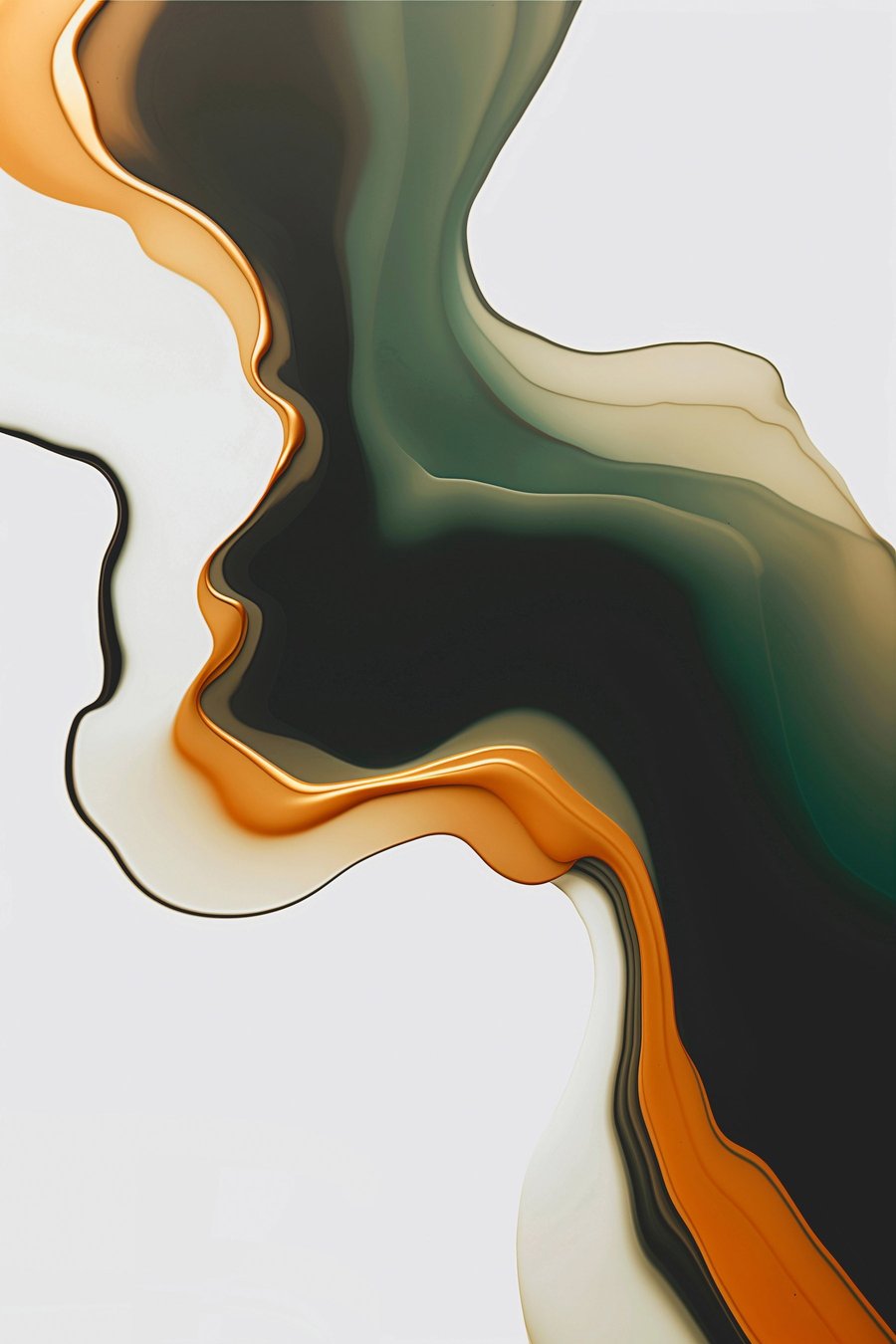 Abstracte golf — volledig ontwerp