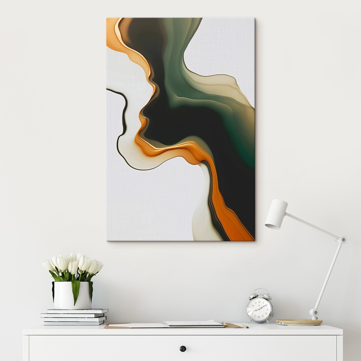 Abstracte golf — interieur 3