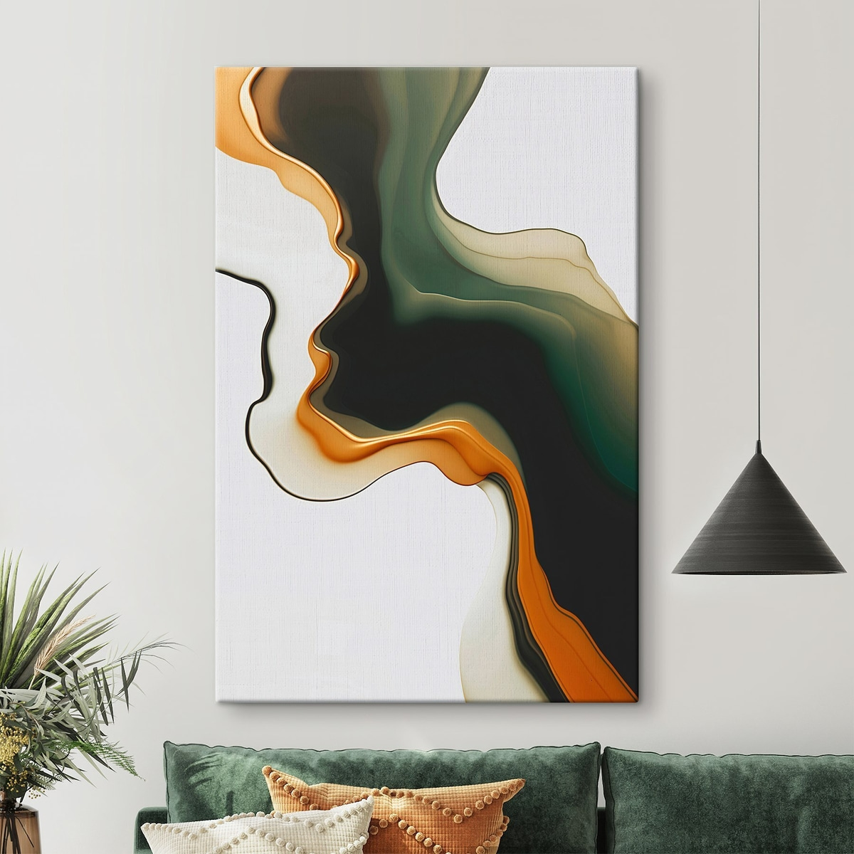 Abstracte golf — interieur 2
