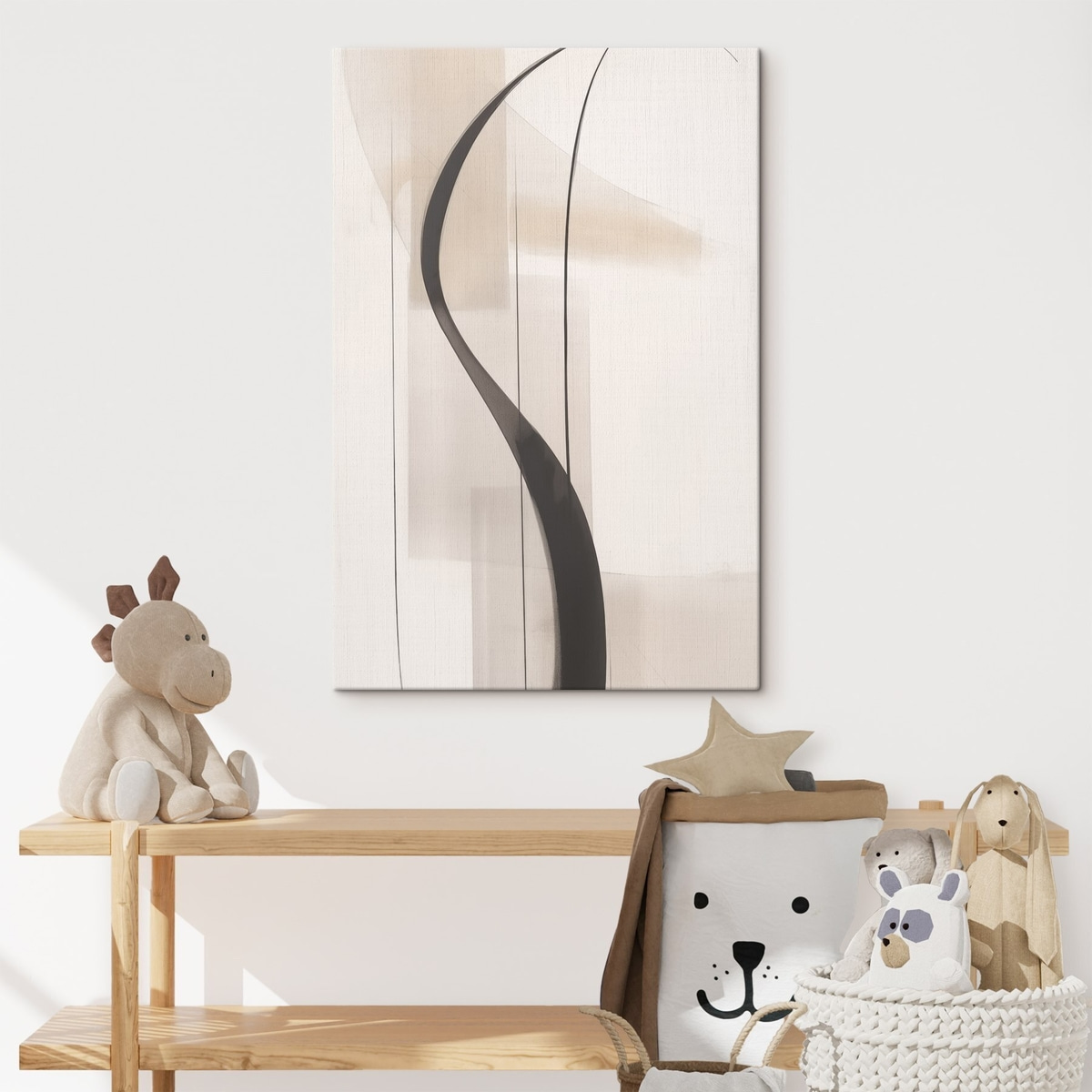 Elegante kalligrafie. Abstractie — interieur 1