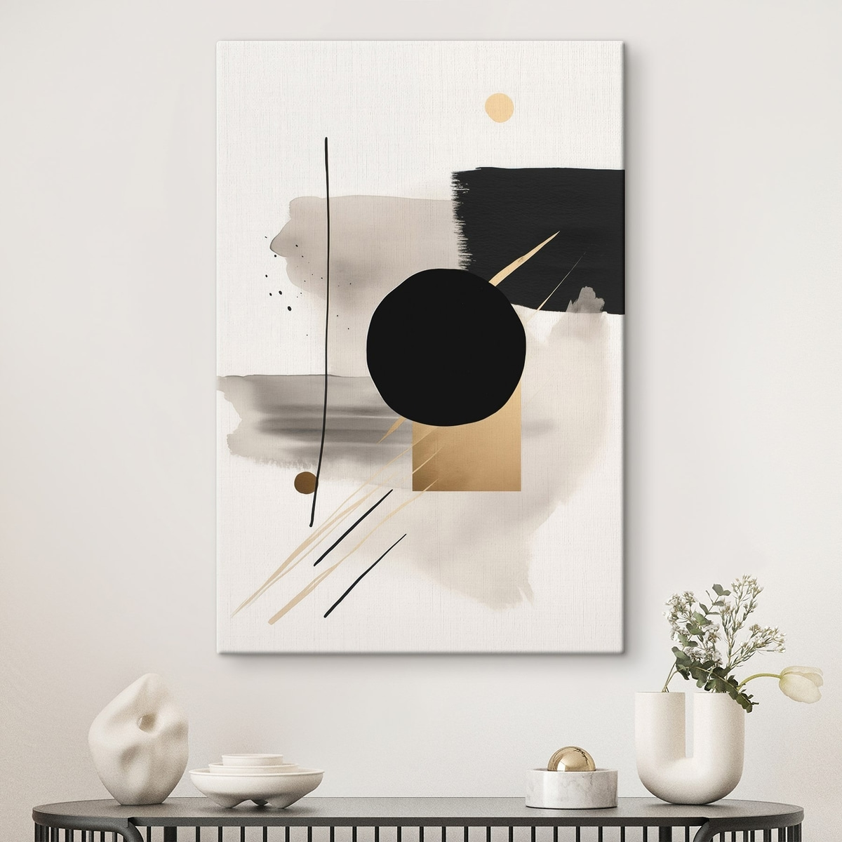Abstracties met vormen — interieur 1