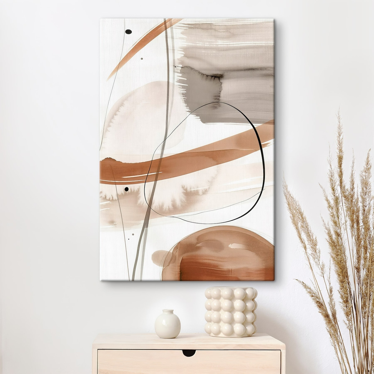 Abstractie in een interieur