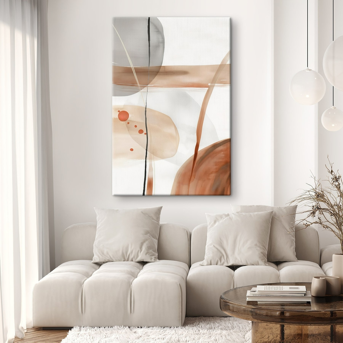 Abstractie in een interieur
