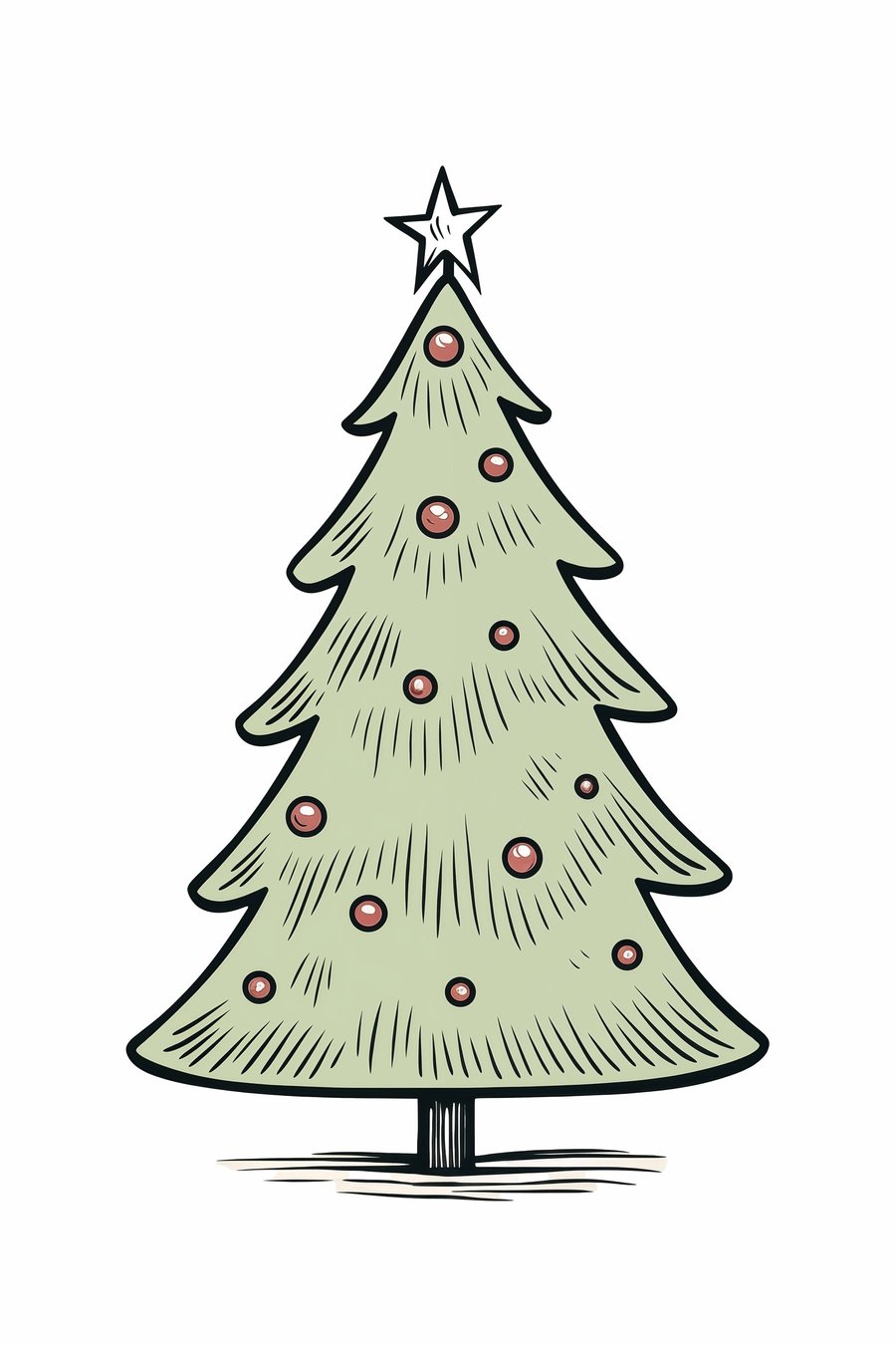 Kerstboom — volledig ontwerp
