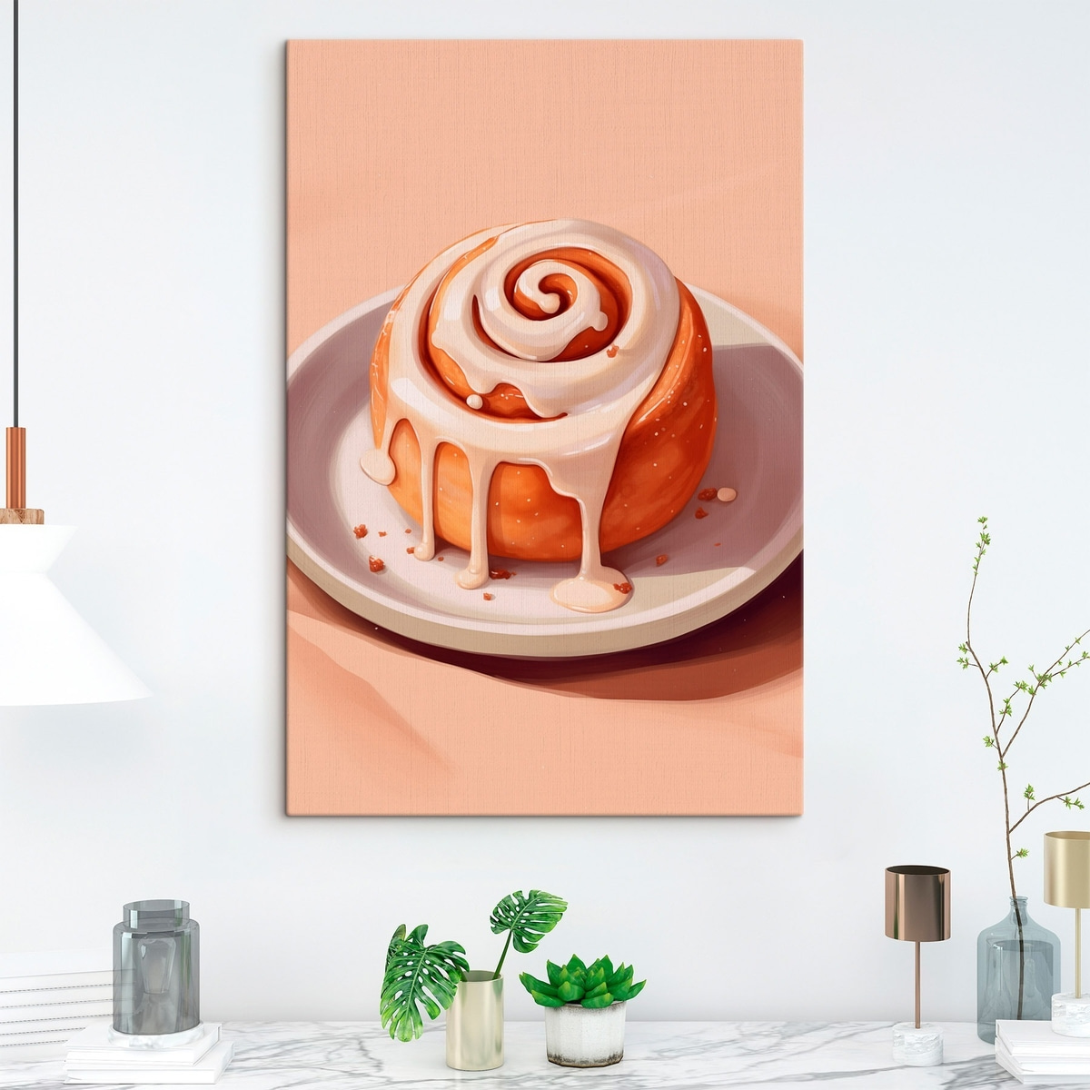 Kaneelbroodje met roomglazuur — interieur 1