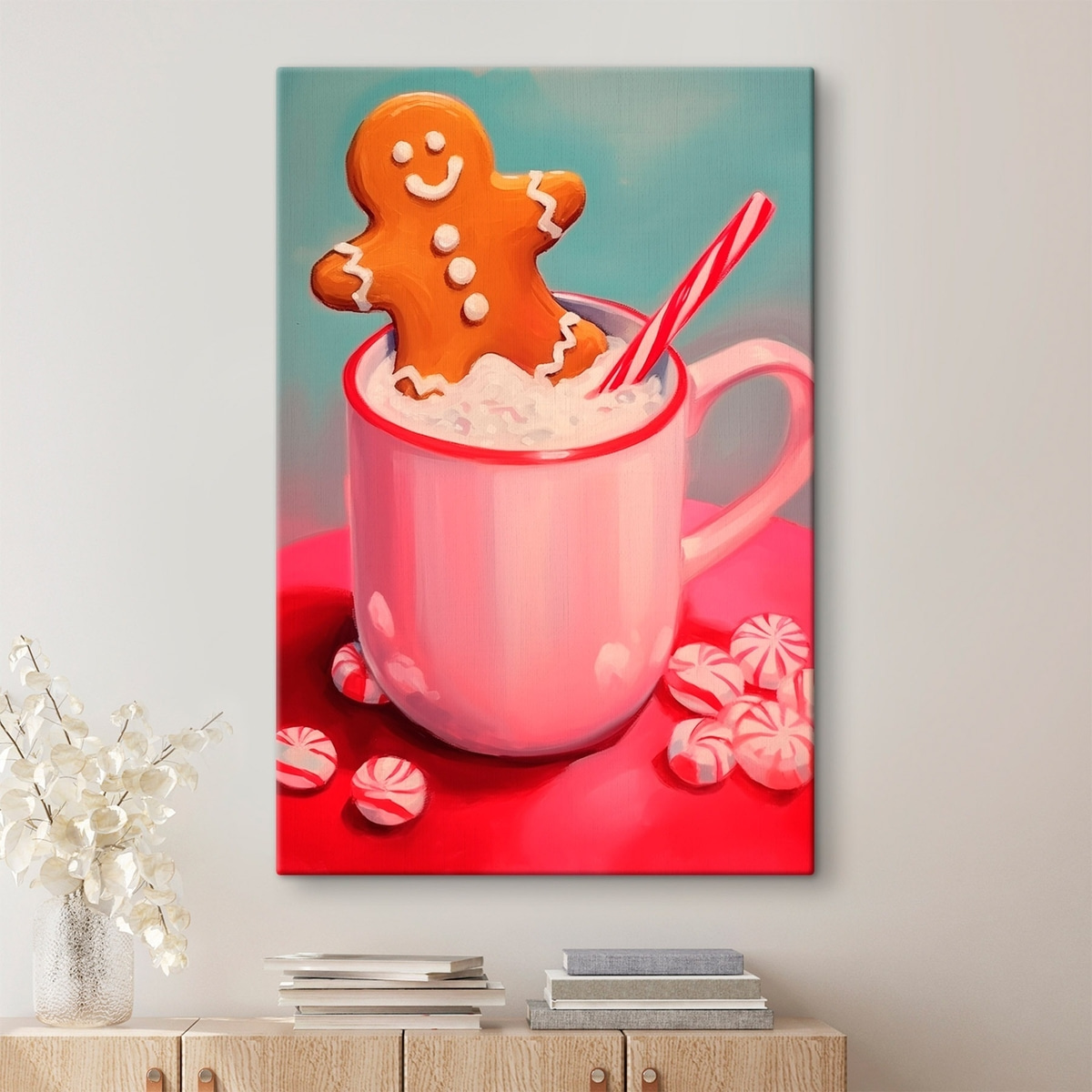 Peperkoekmannetje in een kop warme chocolademelk — interieur 2