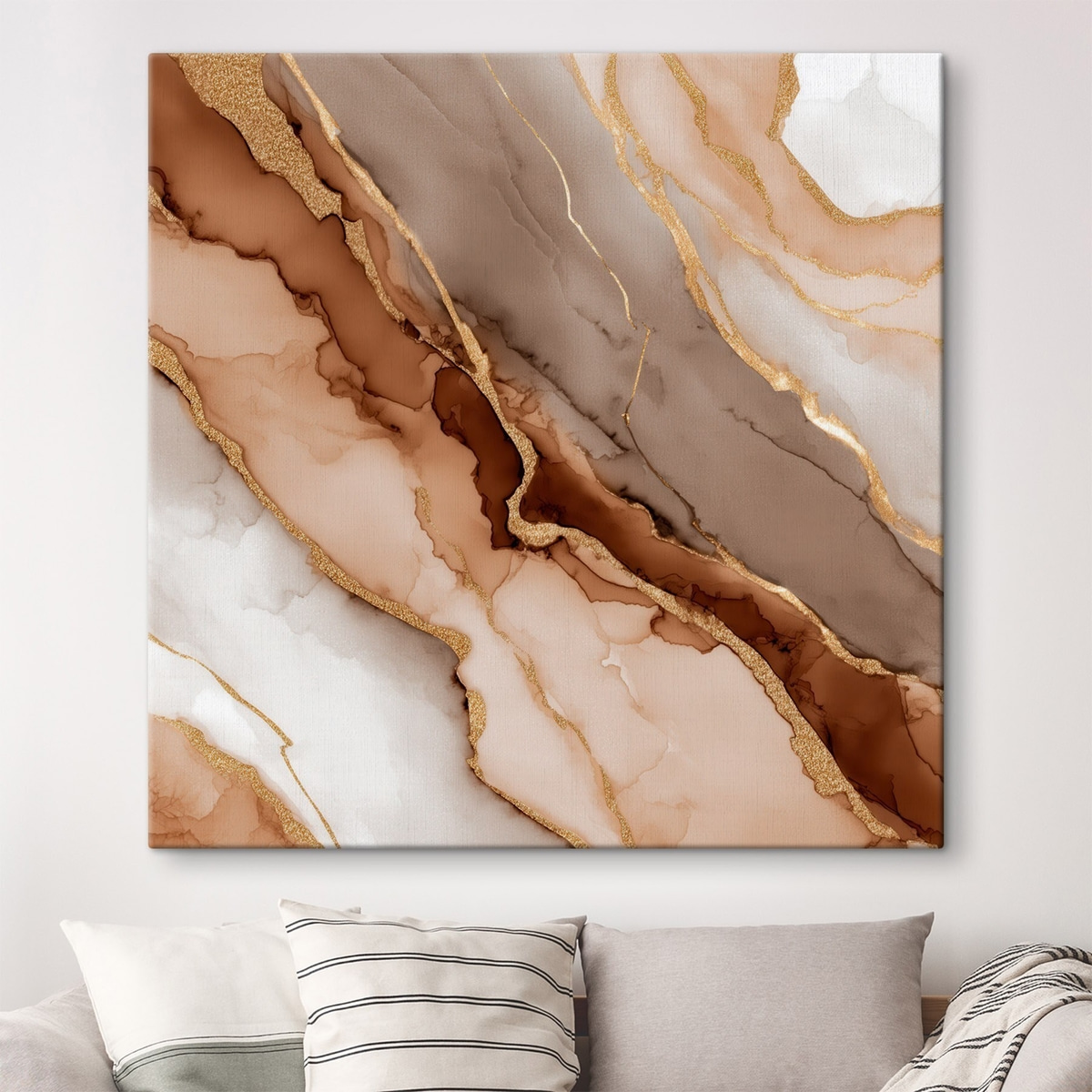 Getextureerd steenmotief in artistieke stijl — interieur 2