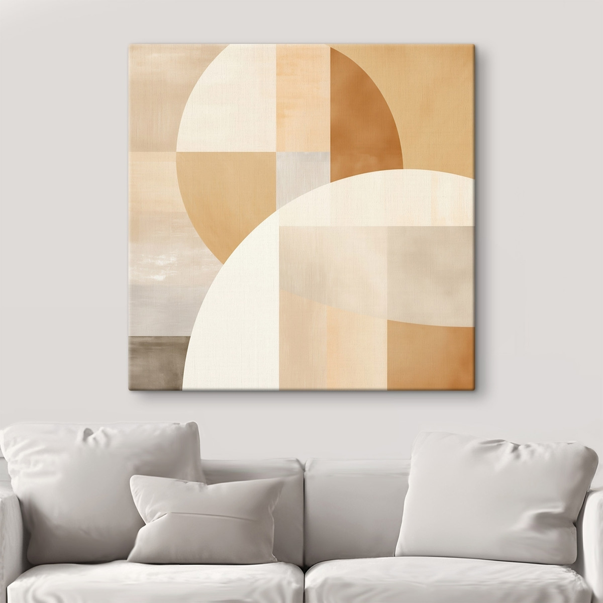 Artistieke geometrie in pasteltinten — interieur 3