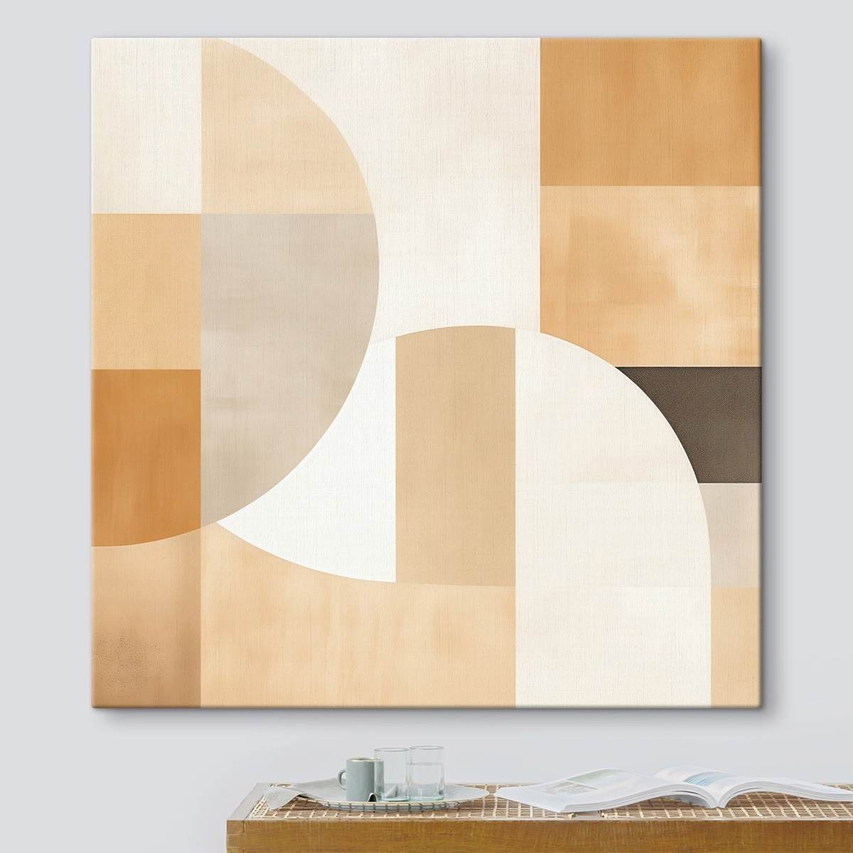 Decoratieve heuvels in artistieke stijl — interieur 3