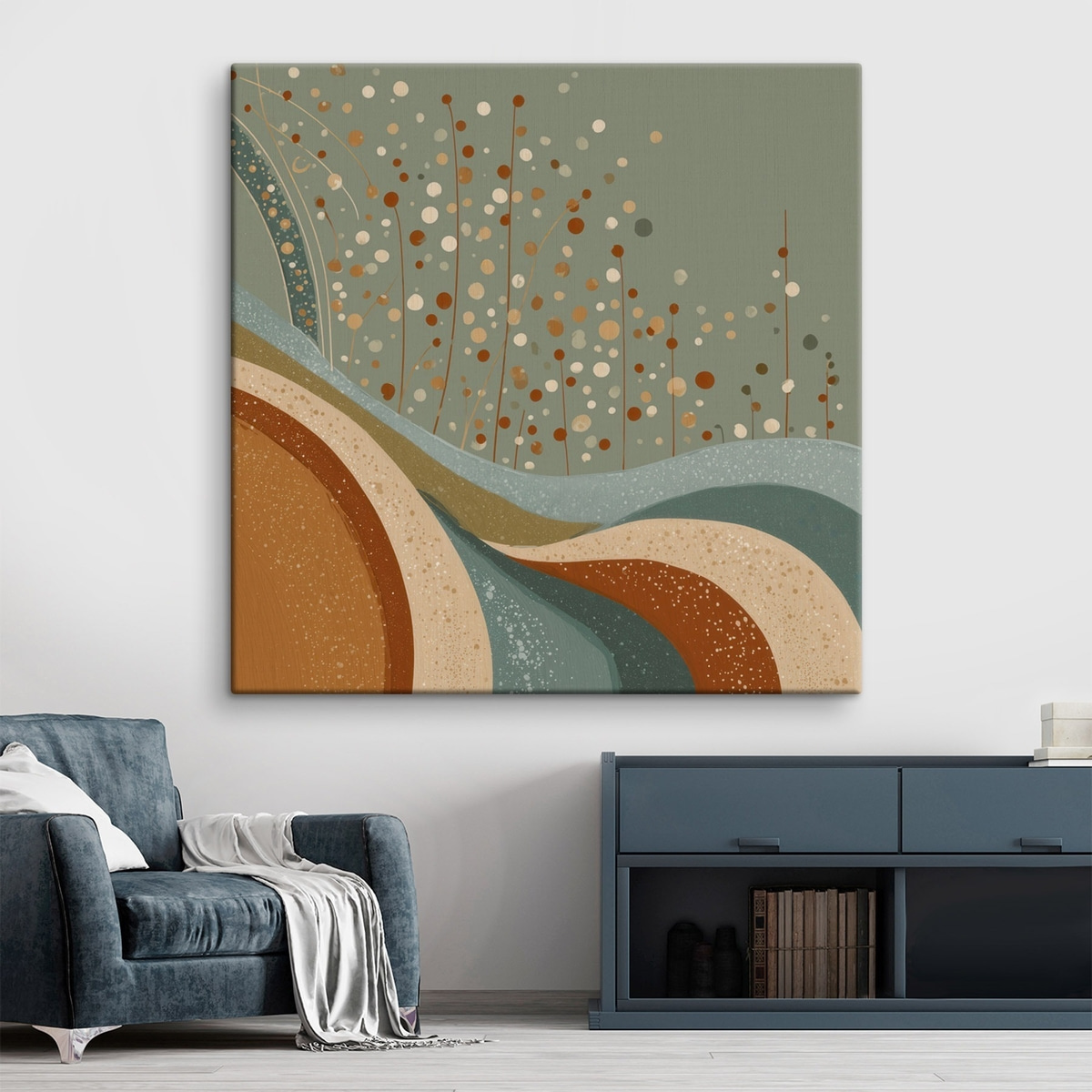 Compositie met decoratieve kleine elementen — interieur 1