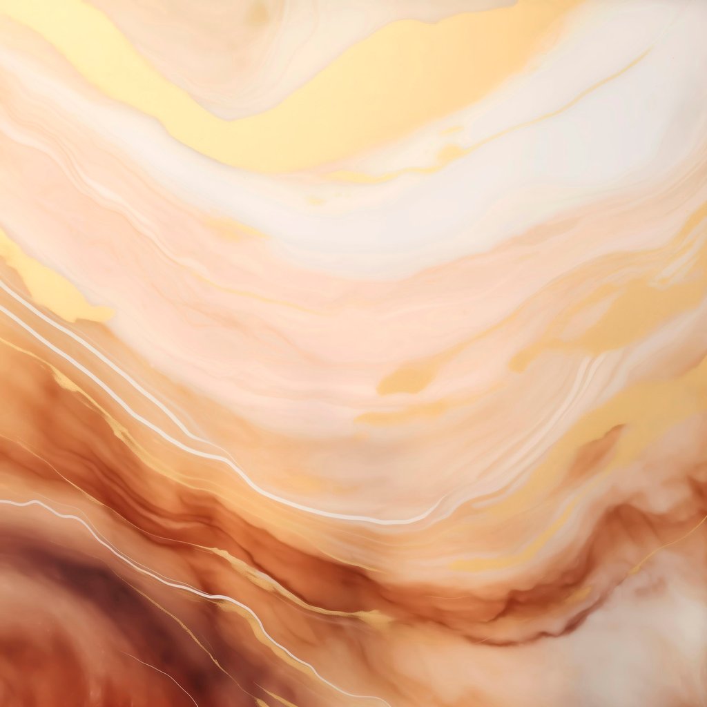Abstractie in een pastelkleurenpalet met natuurlijke vormen — volledig ontwerp