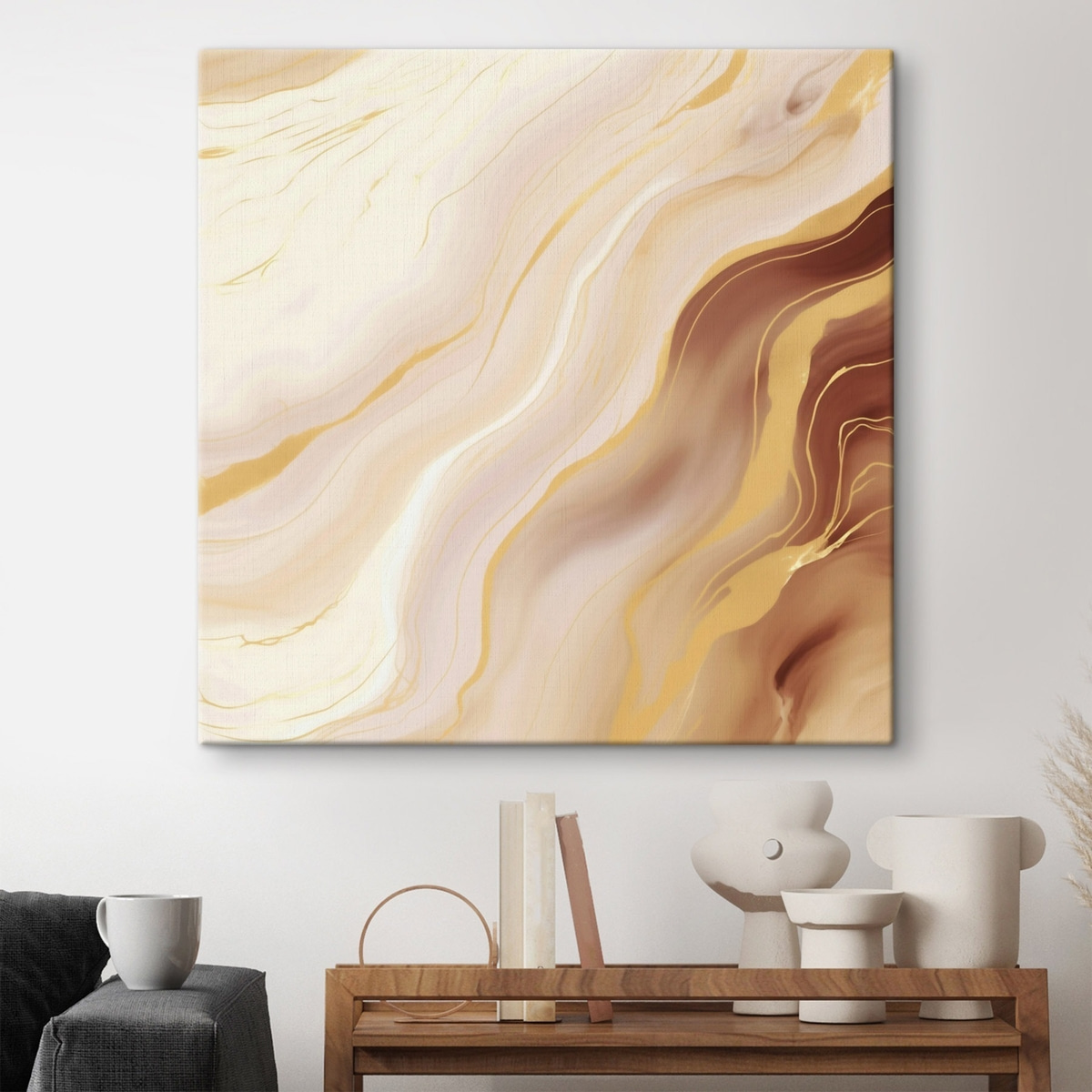 Compositie met natuurlijke kleurovergangen — interieur 1
