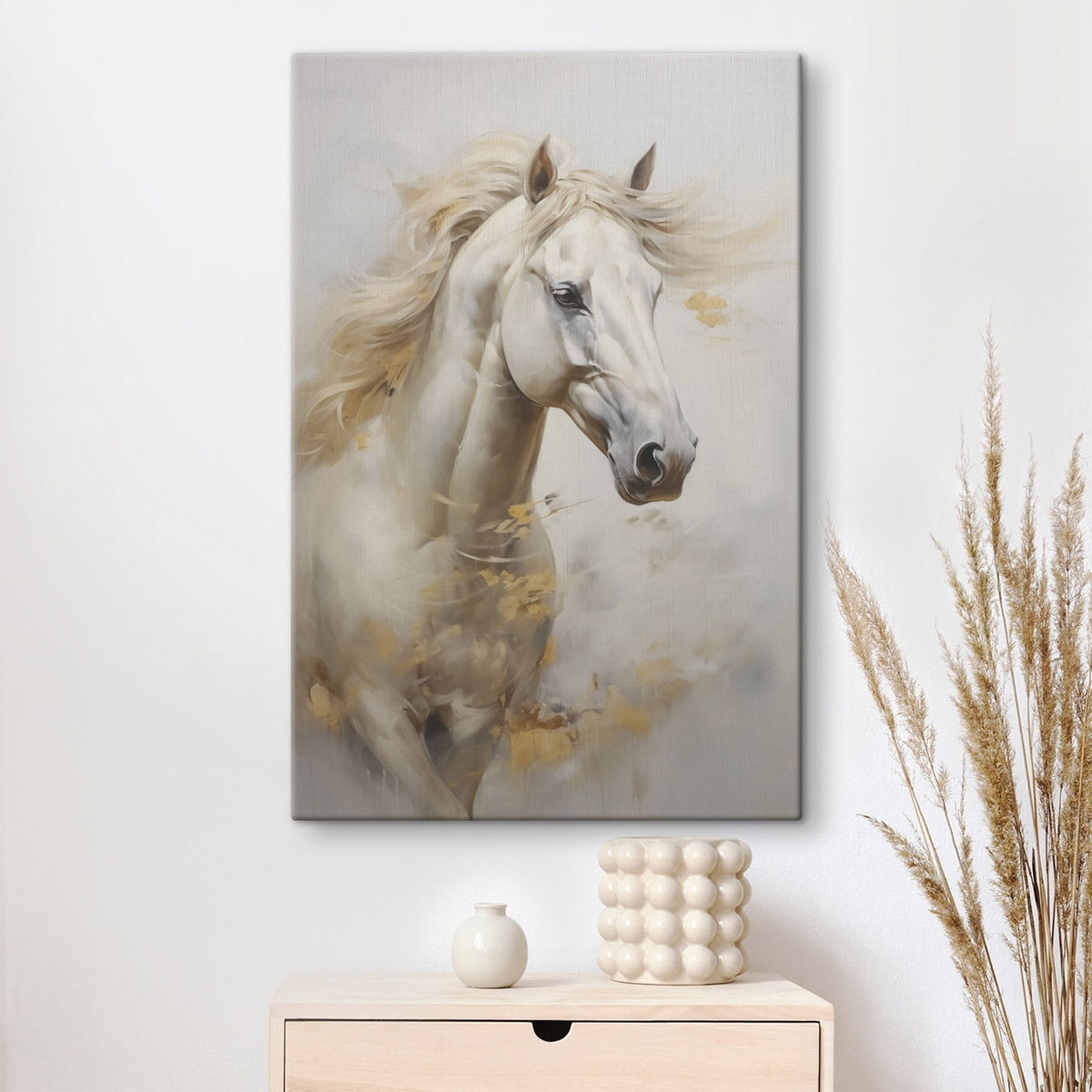 Paard imitatie van schilderij — interieur 1