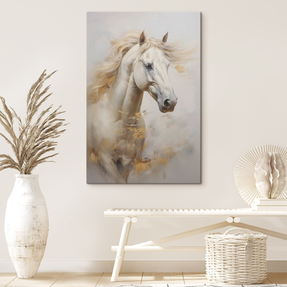 Paard imitatie van schilderij — interieur 2