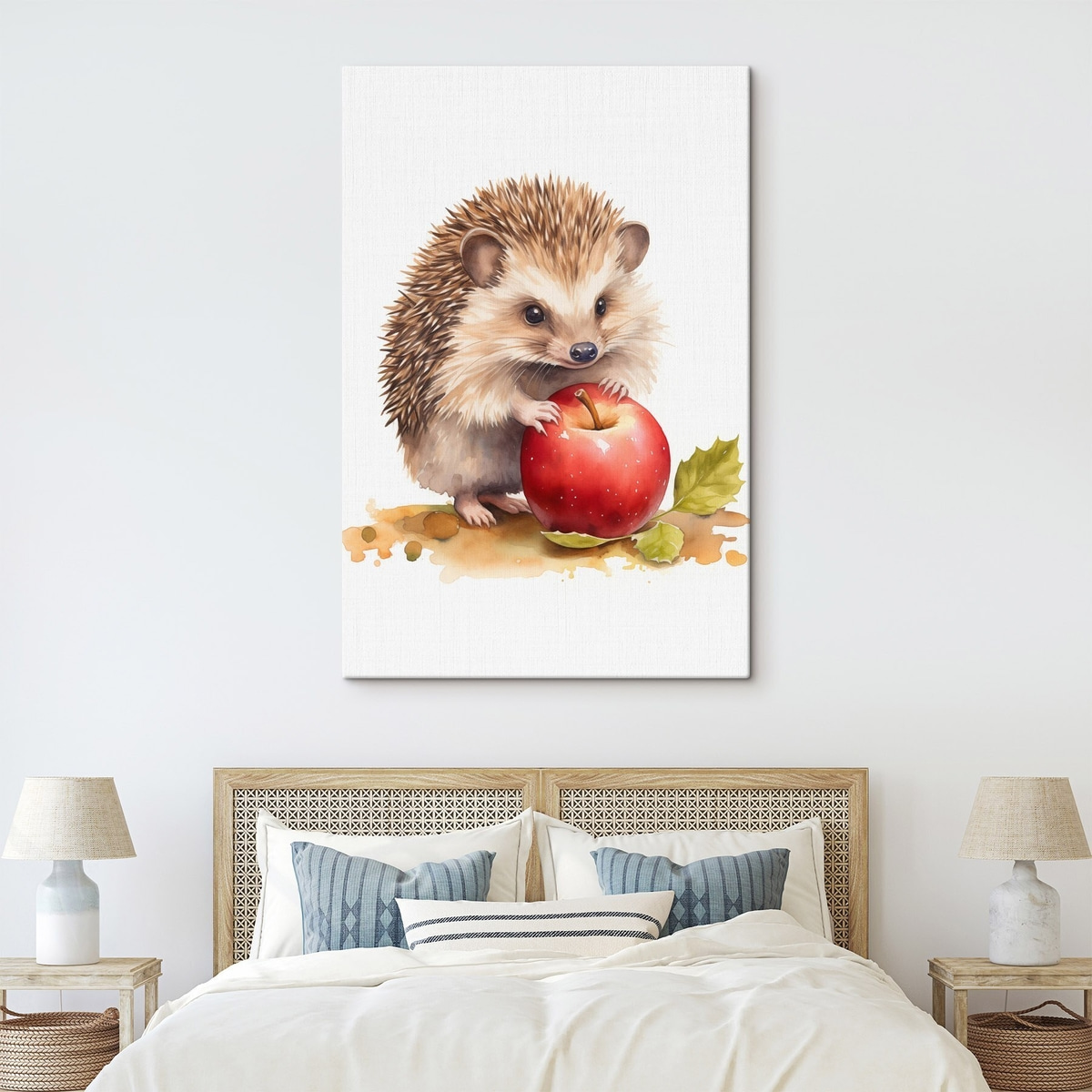 Egel en appel, imitatie-aquarel — interieur 2