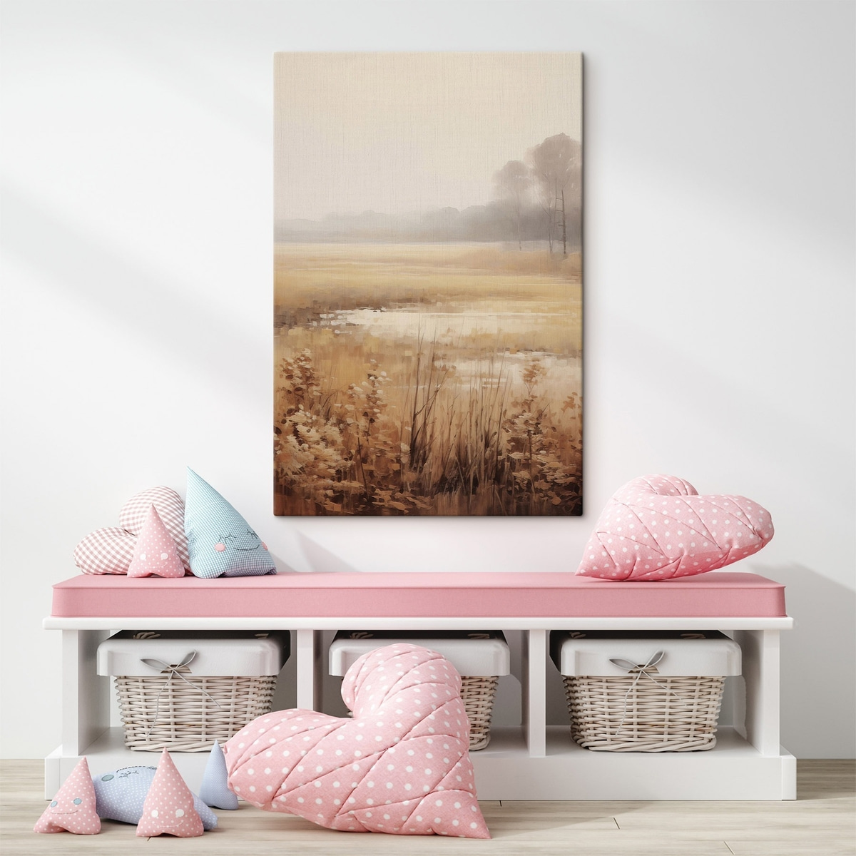 Gedroogde bloemen in een veld — interieur 1