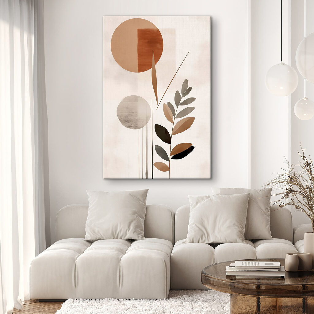 Organische vormen in warme tinten — interieur 3