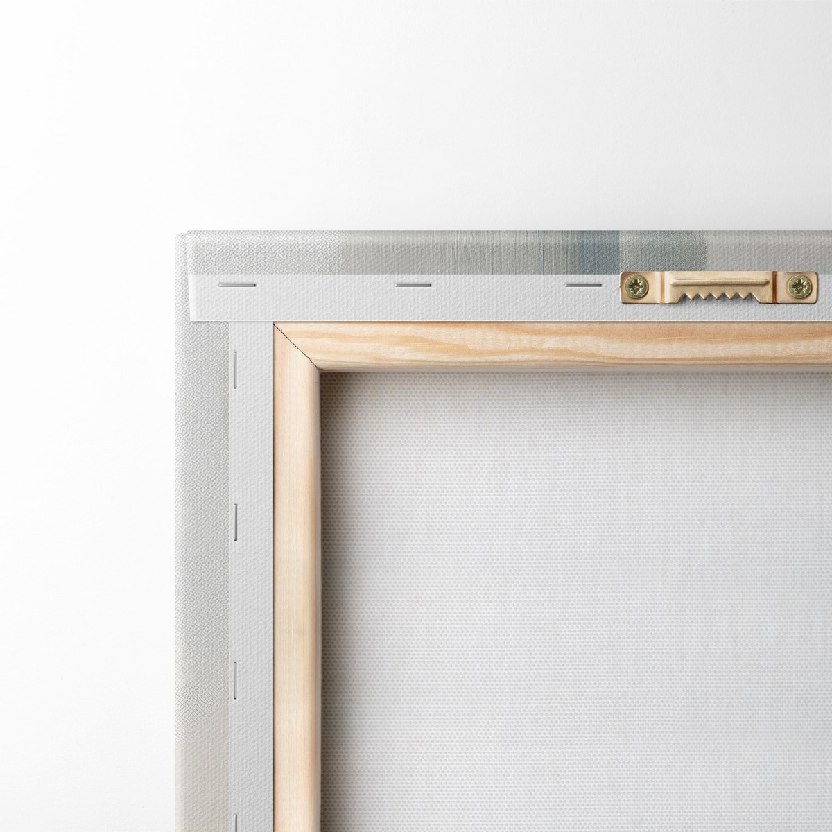 Abstractie met imitatie van spatten en penseelstreken — achterkant