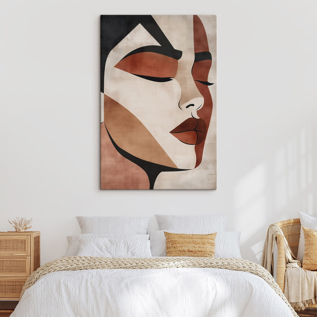 Elegant portret met abstracte kenmerken — interieur 2