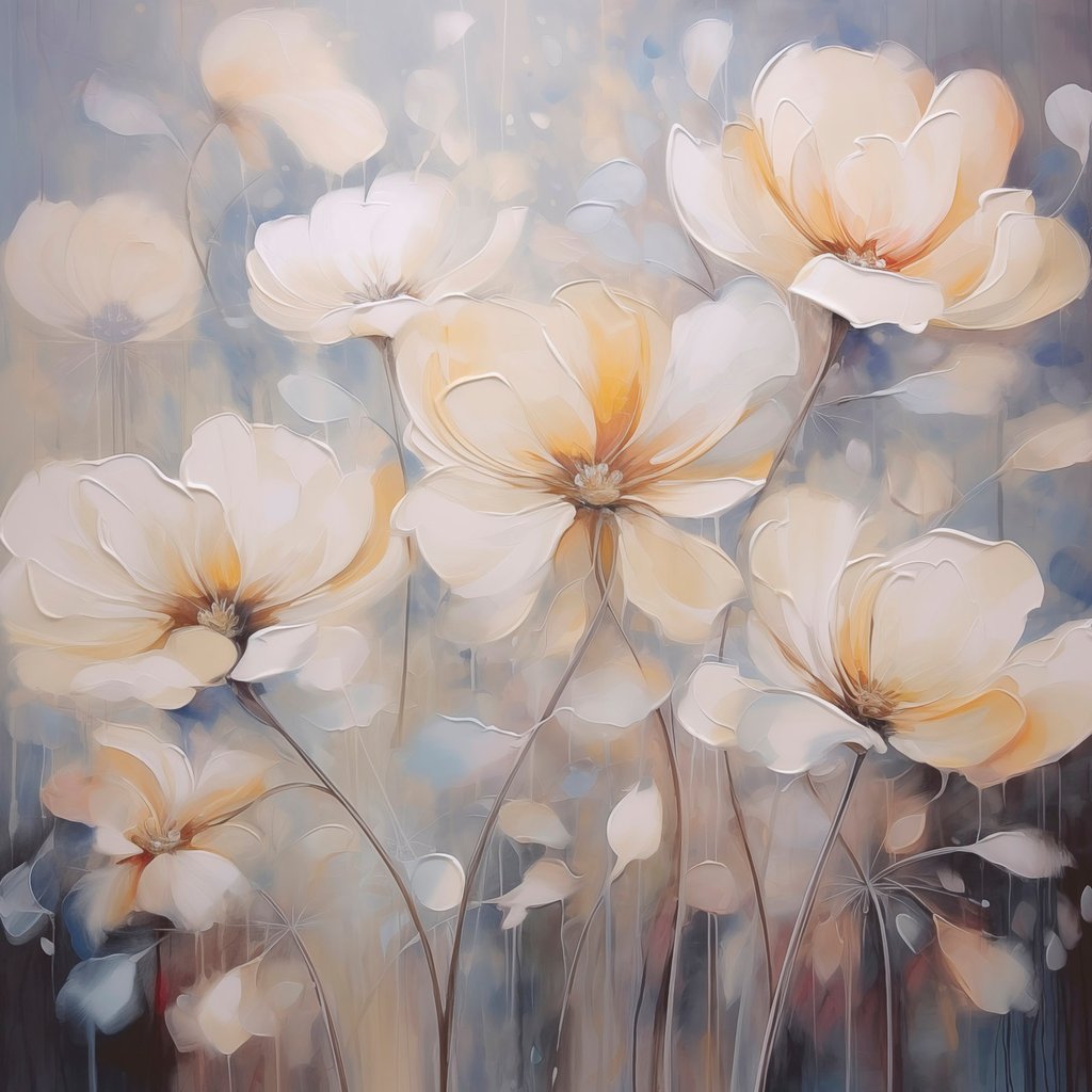 Boeket met primitieve bloemen — volledig ontwerp
