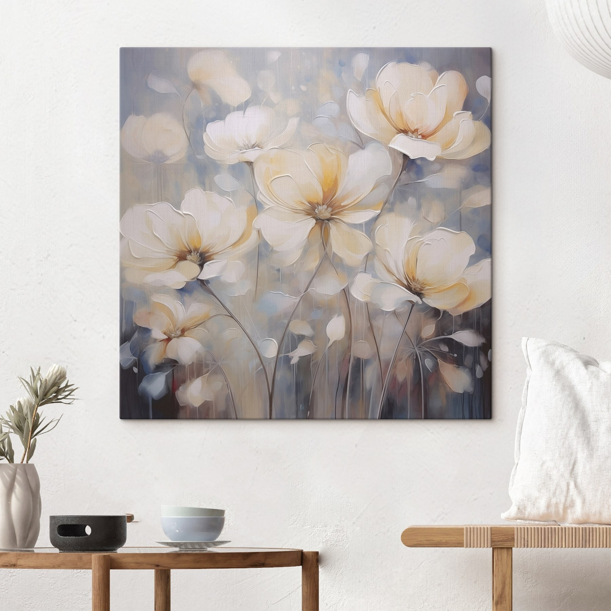 Boeket met primitieve bloemen — interieur 2