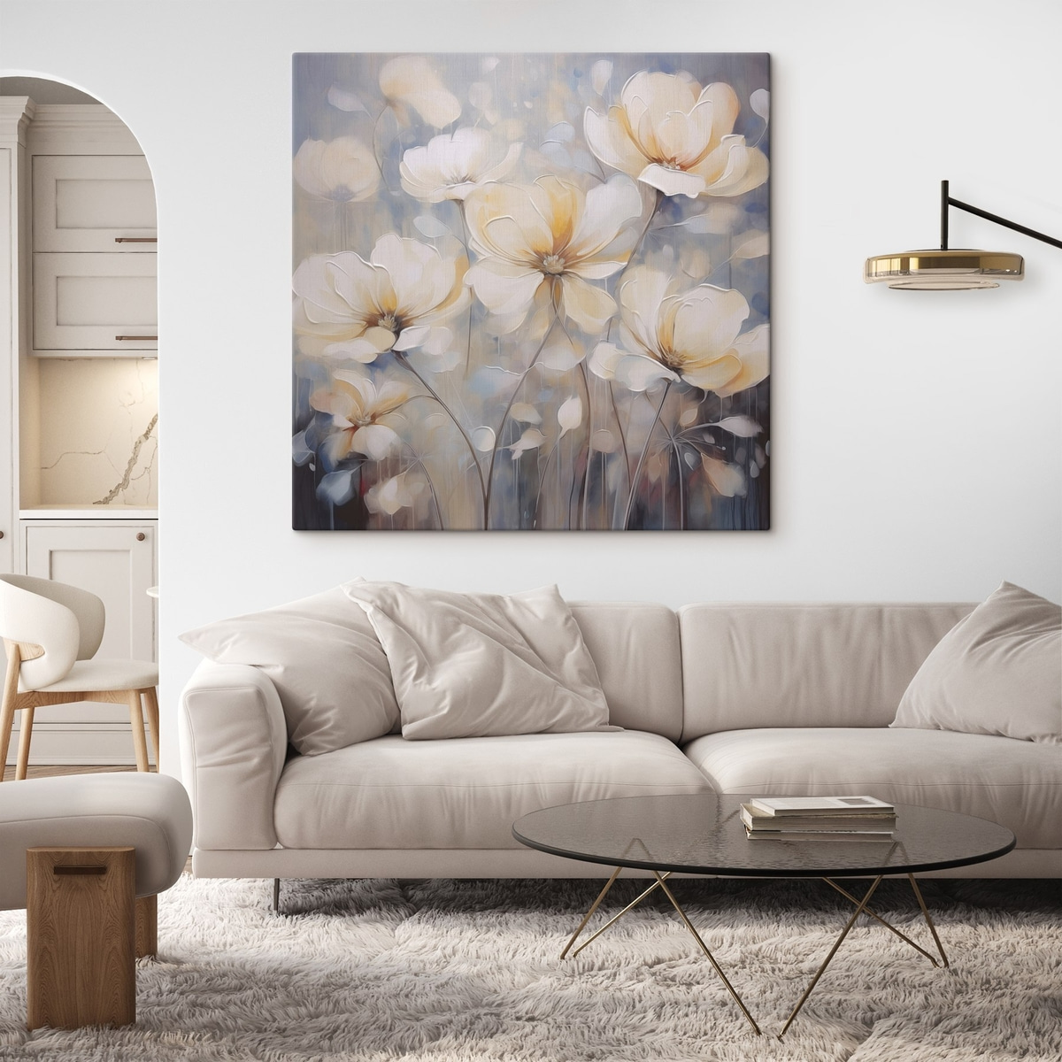 Boeket met primitieve bloemen — interieur 1