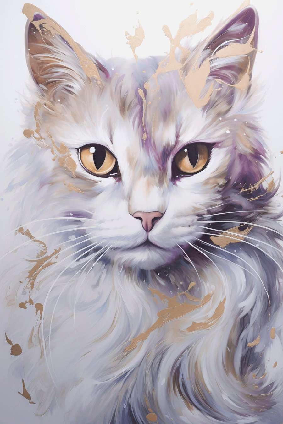 Abstracte kat — volledig ontwerp