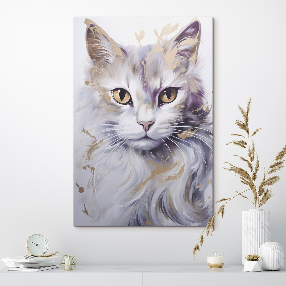 Abstracte kat — interieur 2