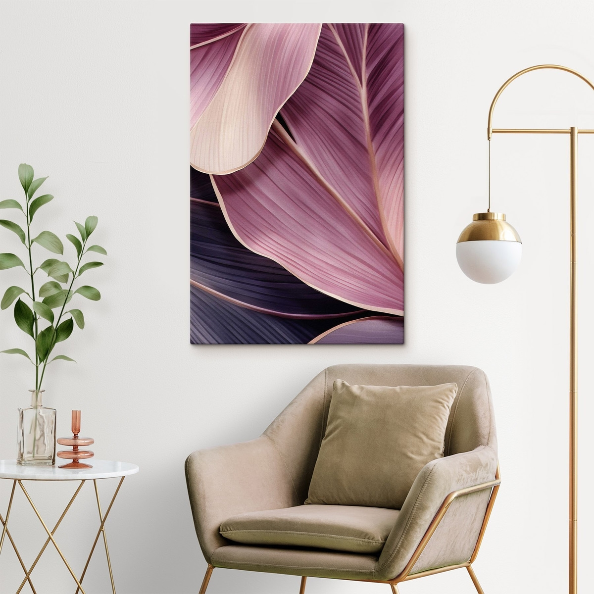 Abstracte bladeren — interieur 2