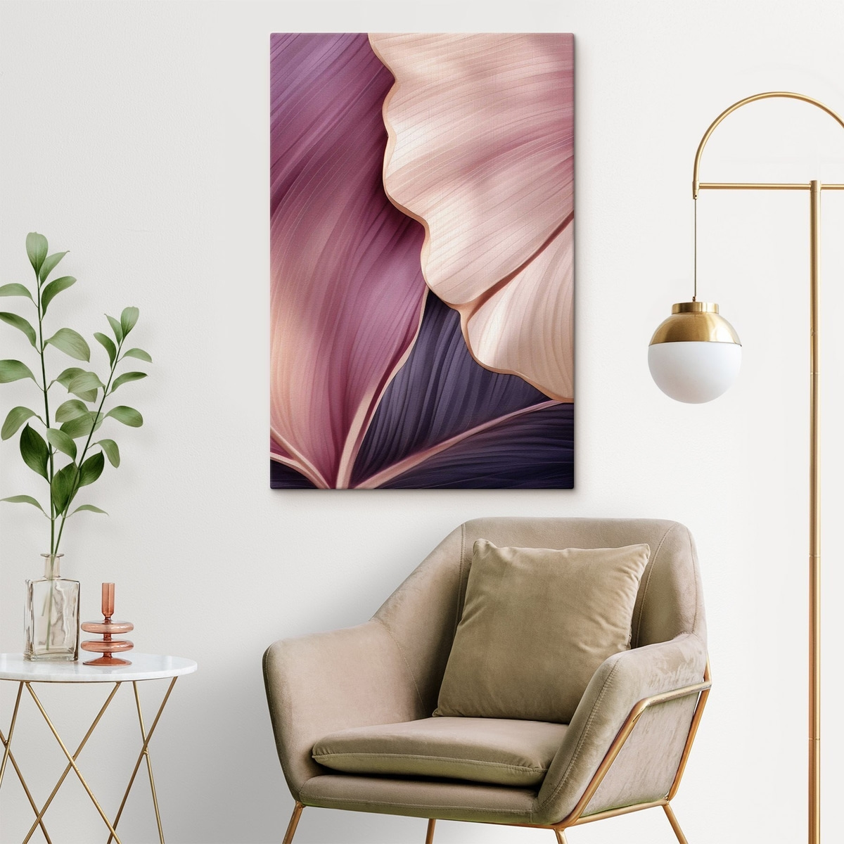 Abstracte bladeren — interieur 1