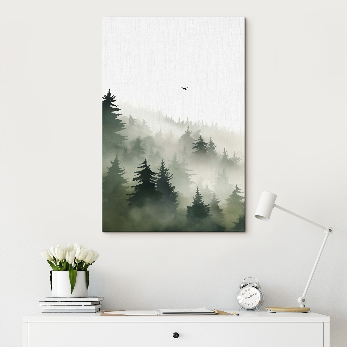 Bos in de mist — interieur 2